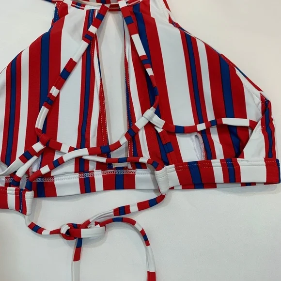 NWT B. Swim Halter Bikini Top + Bottom 4th of July - Picture 6 of 8